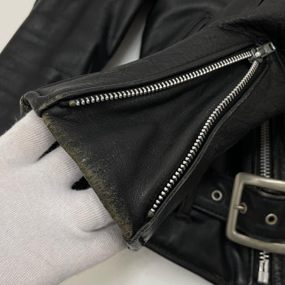【中古】schott | ショット Perfecto レザージャケット ブラック サイズ：34【尾張小牧店】