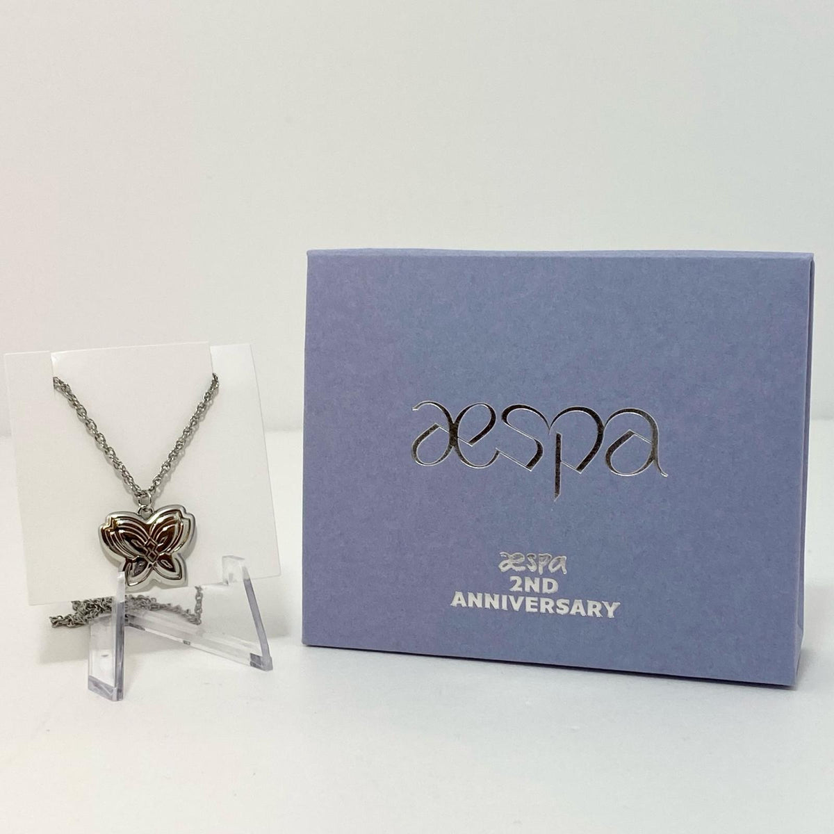 アイドルグッズ 【中古】aespa 2nd Anniversary ニンニン ネックレス トレカ欠品【尾張小牧店】【アイドル】【専】【ポスト投函】【代引き不可】【尾張小牧店】