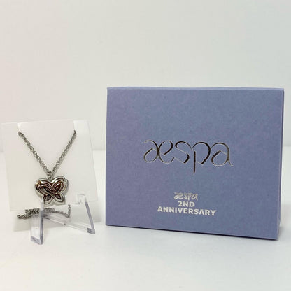 アイドルグッズ 【中古】aespa 2nd Anniversary ニンニン ネックレス トレカ欠品【尾張小牧店】【アイドル】【専】【ポスト投函】【代引き不可】【尾張小牧店】