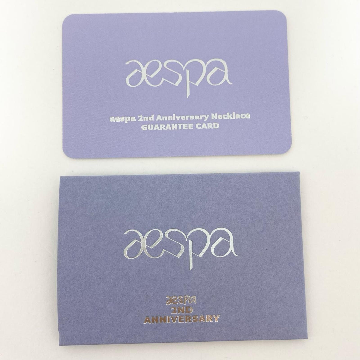 アイドルグッズ 【中古】aespa 2nd Anniversary ニンニン ネックレス トレカ欠品【尾張小牧店】【アイドル】【専】【ポスト投函】【代引き不可】【尾張小牧店】