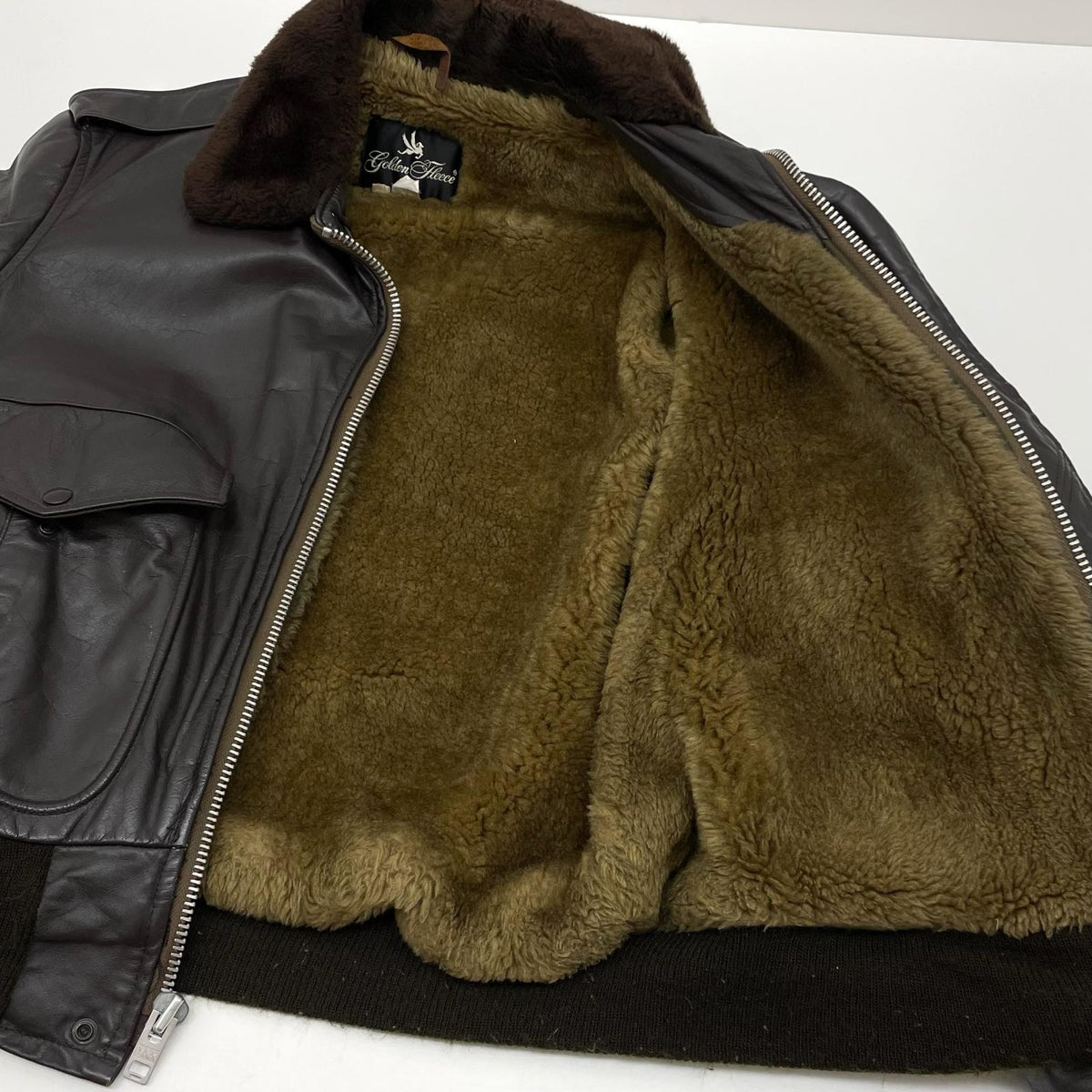 【中古】OLD | オールド　Golden Fleece TYPE G-1/A-2 フライトジャケット ブラウン サイズ：42【尾張小牧店】