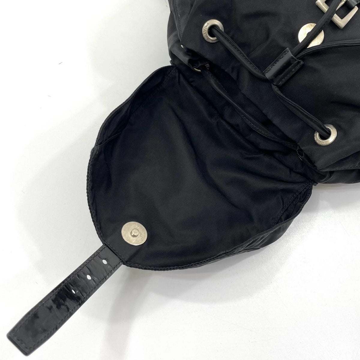 【中古】PRADA | プラダ リュック テスート デイパック バックパック B6677 ブラック【尾張小牧店】