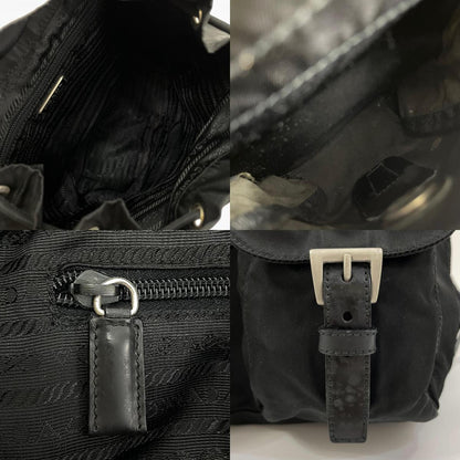 【中古】PRADA | プラダ リュック テスート デイパック バックパック B6677 ブラック【尾張小牧店】
