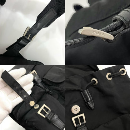 【中古】PRADA | プラダ リュック テスート デイパック バックパック B6677 ブラック【尾張小牧店】