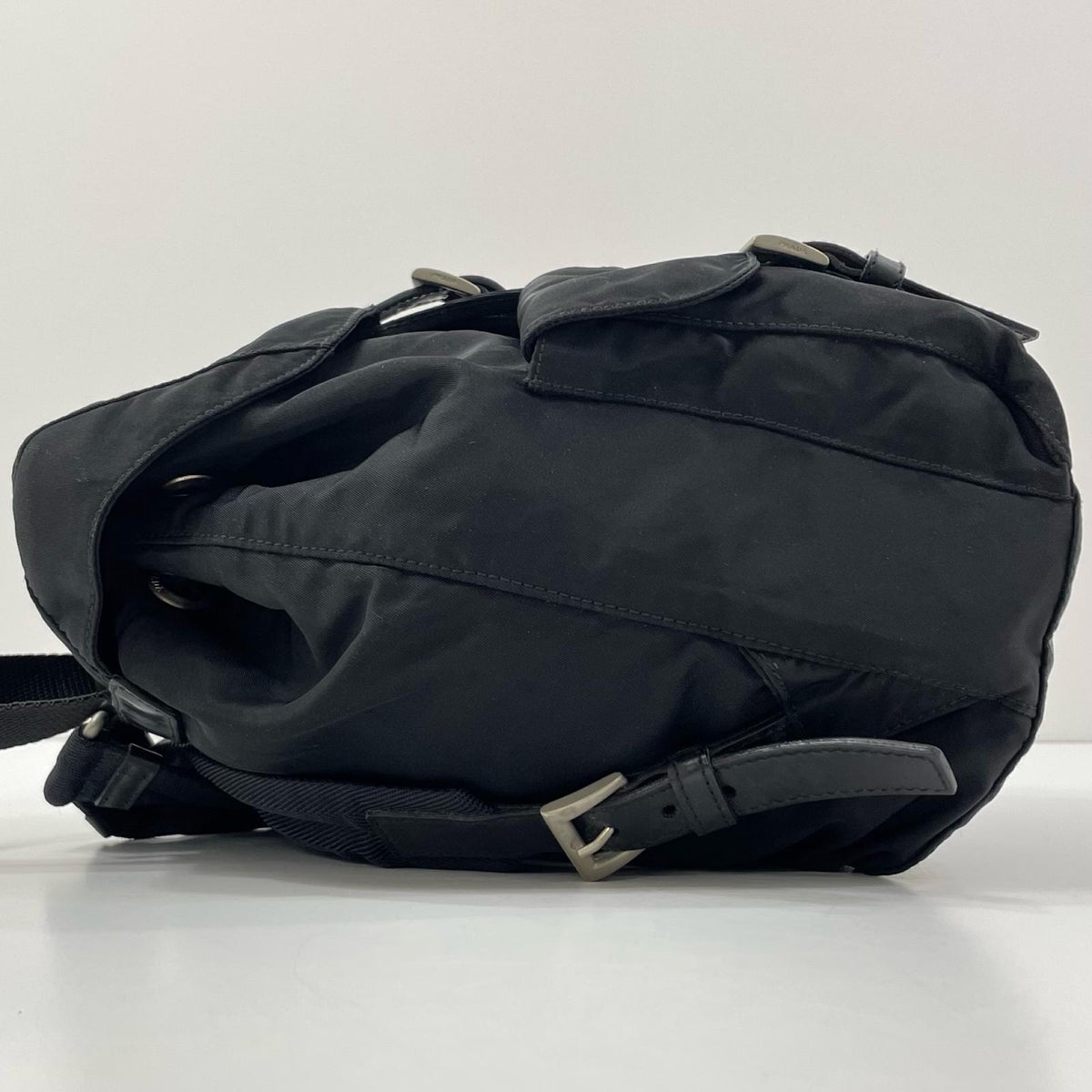 【中古】PRADA | プラダ リュック テスート デイパック バックパック B6677 ブラック【尾張小牧店】
