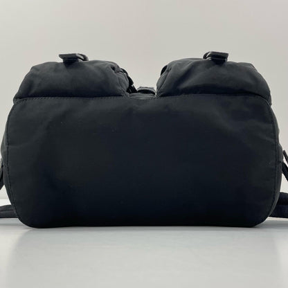 【中古】PRADA | プラダ リュック テスート デイパック バックパック B6677 ブラック【尾張小牧店】
