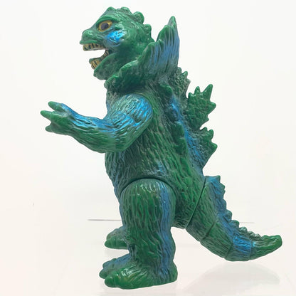 【尾張小牧店】当時物 ブルマァク エリ巻恐竜 ジラース STソフビ 緑成型×青銀スプレー ウルトラマン【レトロ】【中古】
