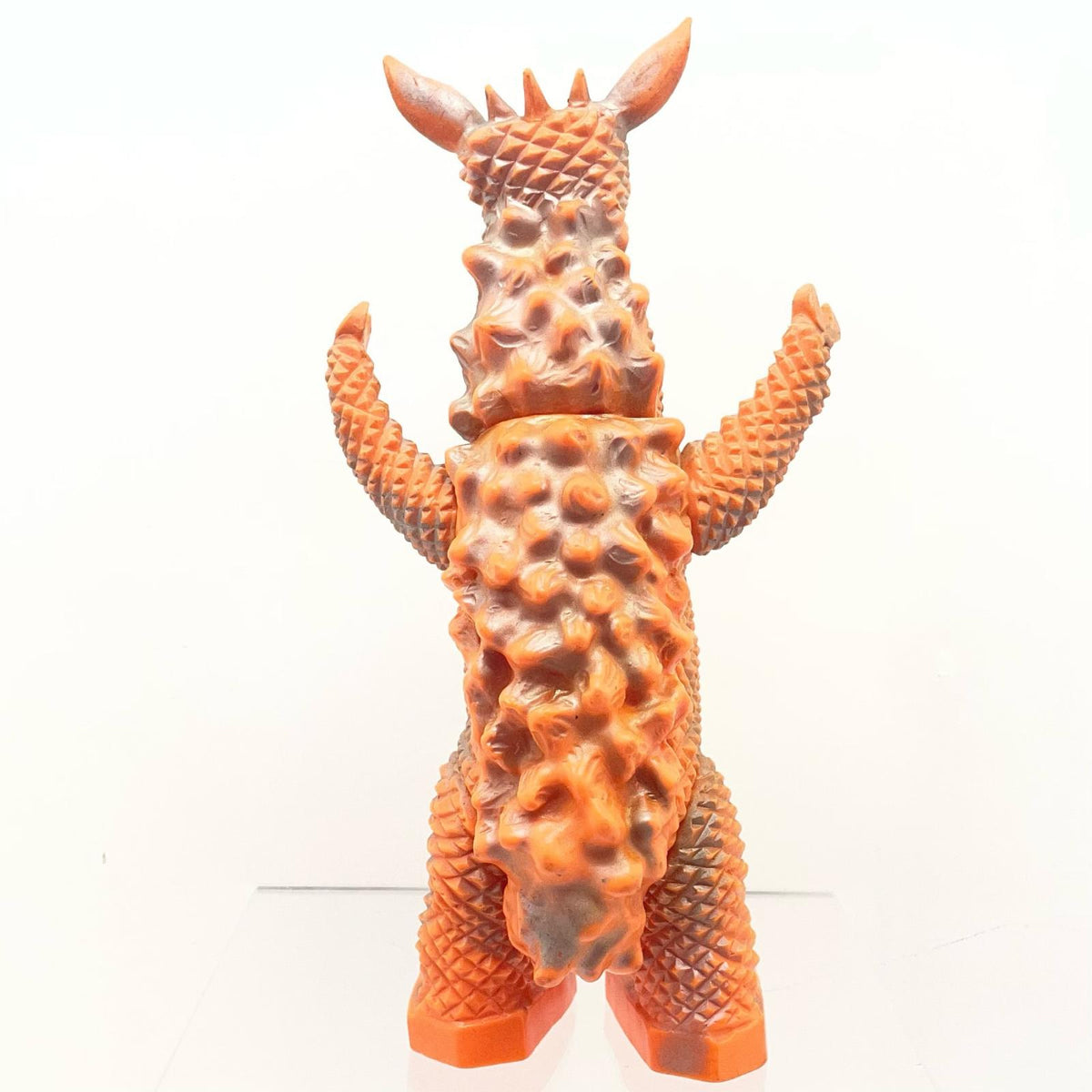 【尾張小牧店】当時物 ブルマァク 脳波怪獣 ギャンゴ STソフビ オレンジ成型 「名前あり」 ウルトラマン【レトロ】【中古】