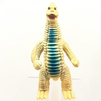 【尾張小牧店】当時物 ブルマァク どくろ怪獣 レッドキング STソフビ クリーム成型×青スプレー ウルトラマン【レトロ】【中古】