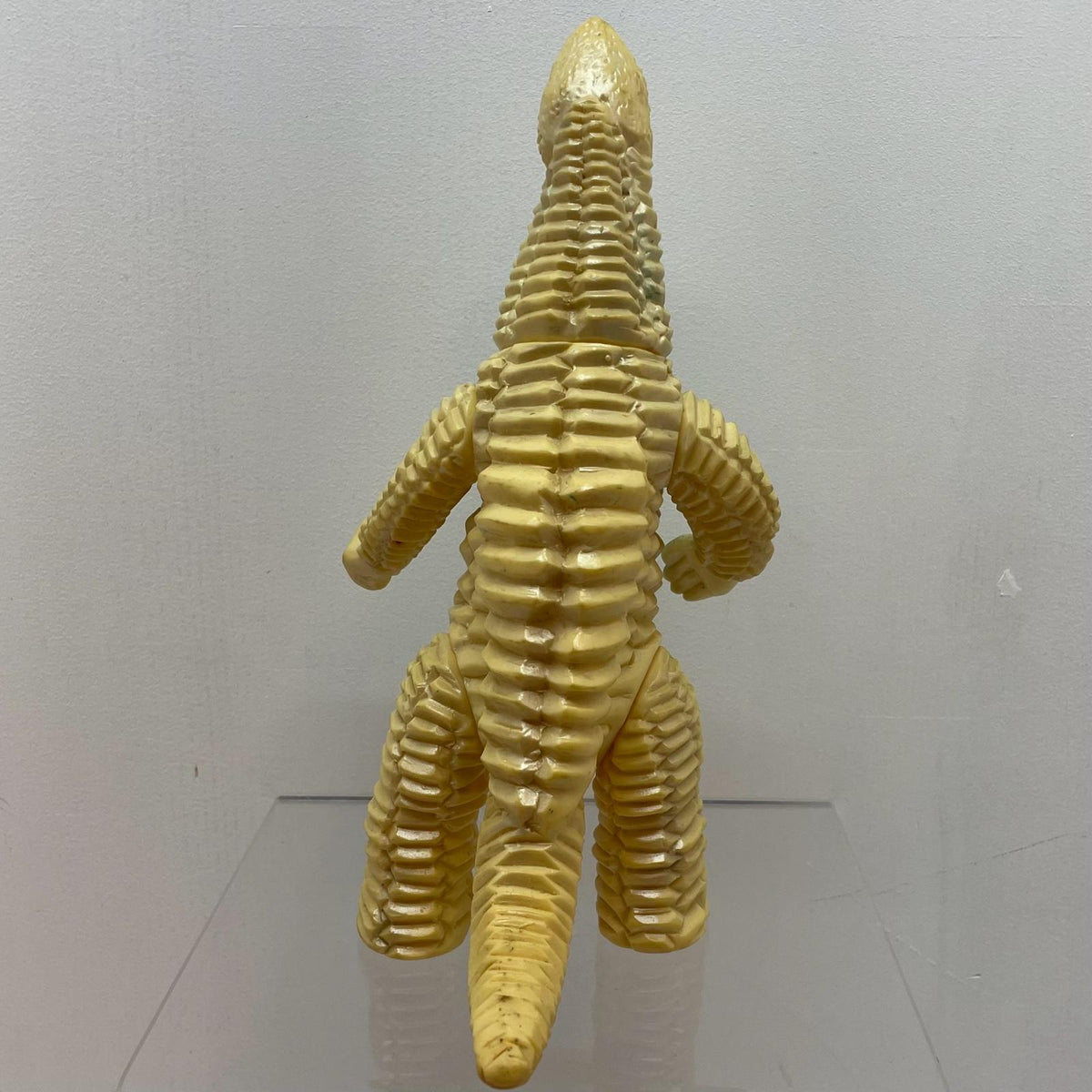 【尾張小牧店】当時物 ブルマァク どくろ怪獣 レッドキング STソフビ クリーム成型×青スプレー ウルトラマン【レトロ】【中古】