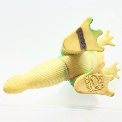 【尾張小牧店】当時物 ブルマァク 汐吹き怪獣 ガマクジラ STソフビ クリーム成型×青スプレー ウルトラマン【レトロ】【中古】