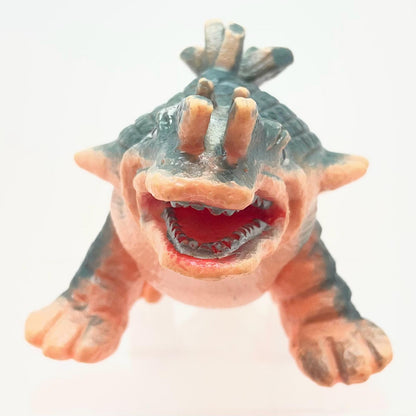 【尾張小牧店】当時物 ブルマァク メガトン怪獣 スカイドン STソフビ ピンク成型×深緑スプレー ウルトラマン【レトロ】【中古】