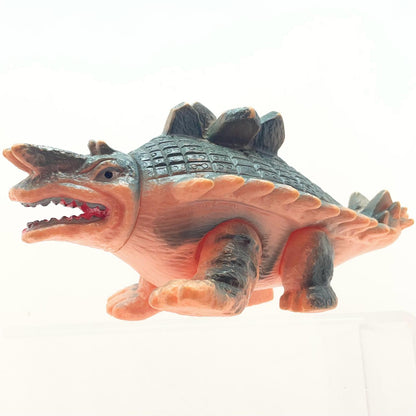 【尾張小牧店】当時物 ブルマァク メガトン怪獣 スカイドン STソフビ ピンク成型×深緑スプレー ウルトラマン【レトロ】【中古】