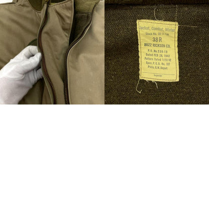 【中古】Buzz Rickson's | バズリクソンズ　タクシードライバー タンカースジャケット ミリタリージャケット BR10994 オリーブ サイズ：38【尾張小牧店】