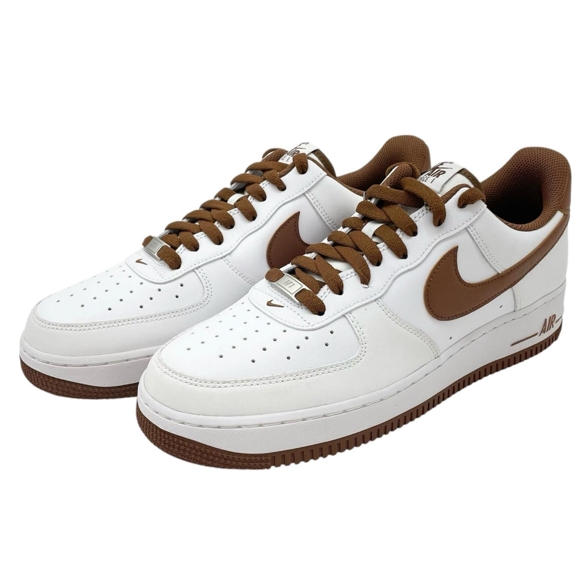 【中古】NIKE | ナイキ Air Force 1 Low '07 "White/Pecan"　エアフォース1 ロー '07 ロー "ホワイト/ピーカン"　スニーカー 靴　DH7561-100 ホワイト×ブラウン 28cm【尾張小牧店】