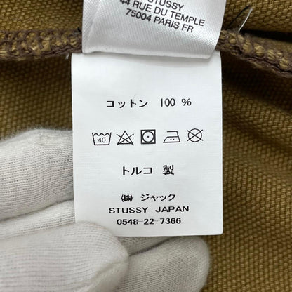 【中古】STUSSY | ステューシー FLORAL DYE WORK JACKET ワークジャケット ブラウン サイズ：L【尾張小牧店】