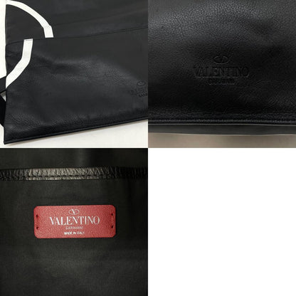 【中古】Valentino Garavani | ヴァレンティノ・ガラヴァーニ V LOGO BACKPACK ナップサック バックパック　リュックサック　ブラック【尾張小牧店】