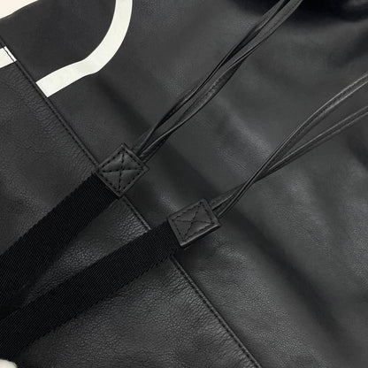 【中古】Valentino Garavani | ヴァレンティノ・ガラヴァーニ V LOGO BACKPACK ナップサック バックパック　リュックサック　ブラック【尾張小牧店】