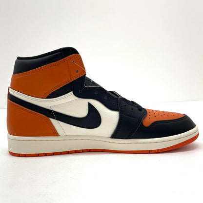 【中古】NIKE | ナイキ Air Jordan 1 Retro High OG "Shattered Backboard"/エアジョーダン1 レトロ ハイ OG "シャッタードバックボード"　スニーカー 靴　DZ5485-008 オレンジ×ブラック 30cm【尾張小牧店】【専】