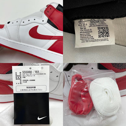 【中古】NIKE | ナイキ Air Jordan 1 High OG "Heritage"/エアジョーダン1 ハイ OG "ヘリテージ"　スニーカー 靴　555088-161 ホワイト×レッド 31cm【尾張小牧店】【専】