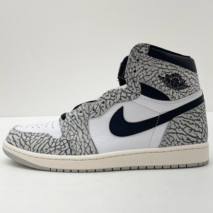 【中古】NIKE | ナイキ Air Jordan 1 High OG "White Cement/Safari"　エアジョーダン1 ハイ OG "ホワイトセメント/サファリ"　スニーカー 靴　DZ5485-052 グレー×ホワイト×ブラック 30cm【尾張小牧店】【専】