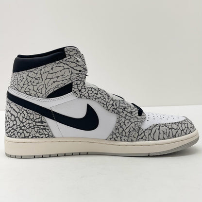 【中古】NIKE | ナイキ Air Jordan 1 High OG "White Cement/Safari"　エアジョーダン1 ハイ OG "ホワイトセメント/サファリ"　スニーカー 靴　DZ5485-052 グレー×ホワイト×ブラック 30cm【尾張小牧店】【専】