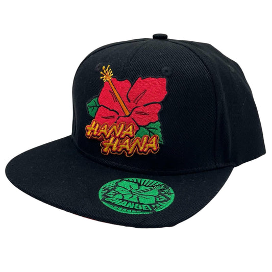 【中古】HANAHANA | ハナハナ キャップ 帽子　ブラック【尾張小牧店】【専】