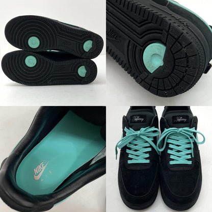 【中古】NIKE×Tiffany & Co. | ナイキ×ティファニー Air Force 1 Low "1837"/エアフォース1 ロー "1837" スニーカー 靴　DZ1382-001 ブラック×ティファニーブルー 27cm【尾張小牧店】