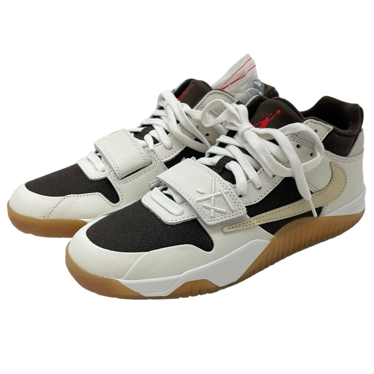 【中古】NIKE×Travis Scott | ナイキ×トラヴィススコット Jordan Jumpman Jack TR "Sail and Dark Mocha"/ジョーダン ジャンプマンジャック TR "セイル アンド ダークモカ" スニーカー 靴　FZ8117-100 ブラウン×ホワイト 28.5cm【尾張小牧店】