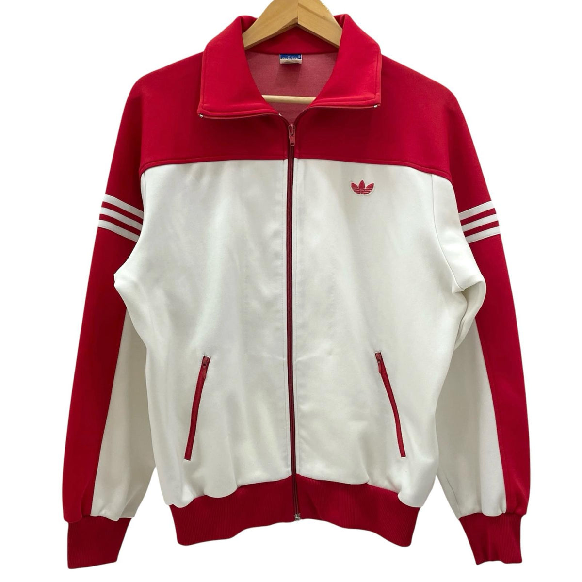 【中古】adidas | アディダス　西ドイツ製 ジャージ レッド×ホワイト【尾張小牧店】