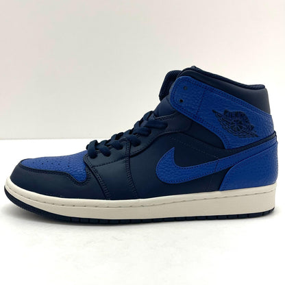 【中古】NIKE | ナイキ Air Jordan 1 Mid "Obsidian Game Royal"/エアジョーダン1 ミッド "オブシディアンゲームロイヤル"　スニーカー 靴　554724-412 ブルー×ネイビー 27cm【尾張小牧店】
