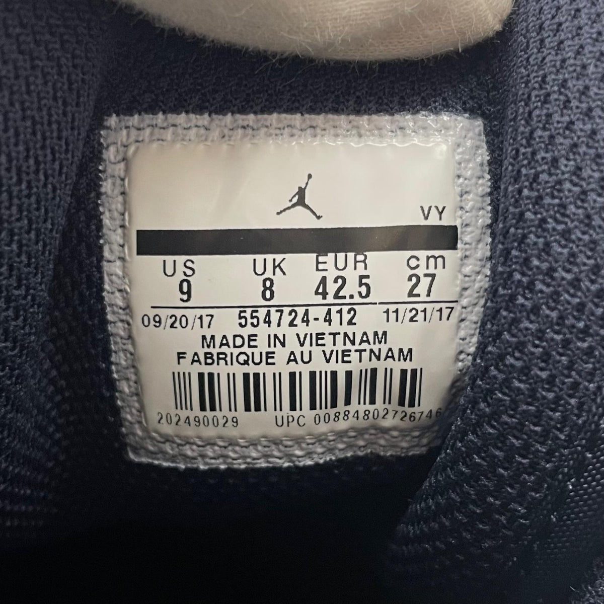 【中古】NIKE | ナイキ Air Jordan 1 Mid "Obsidian Game Royal"/エアジョーダン1 ミッド "オブシディアンゲームロイヤル"　スニーカー 靴　554724-412 ブルー×ネイビー 27cm【尾張小牧店】