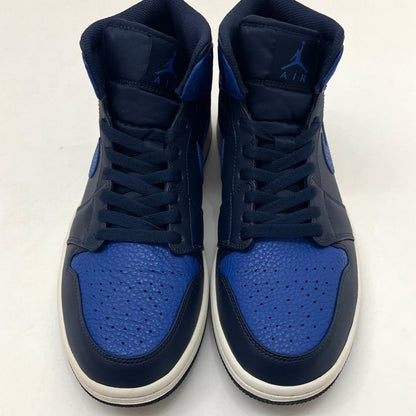 【中古】NIKE | ナイキ Air Jordan 1 Mid "Obsidian Game Royal"/エアジョーダン1 ミッド "オブシディアンゲームロイヤル"　スニーカー 靴　554724-412 ブルー×ネイビー 27cm【尾張小牧店】