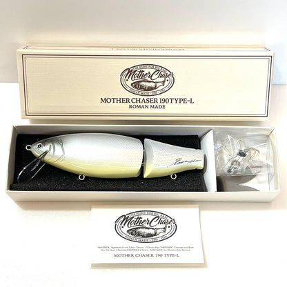 【フィッシング/釣り/釣具/ルアー】RomanMade | ロマンメイド Mother Chaser 190 Type-L マザーチェイサー 190 タイプL　ホワイトスネーク【尾張小牧店】