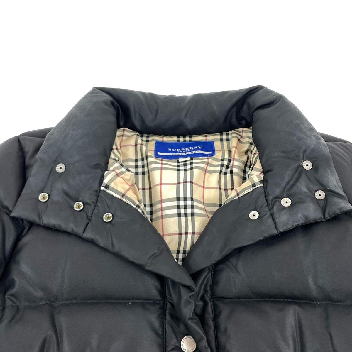 【中古】BURBERRY BLUE LABEL | バーバリーブルーレーベル ダウンジャケット ブラック サイズ：36【尾張小牧店】