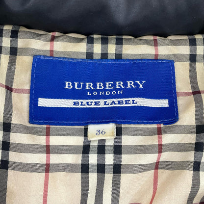 【中古】BURBERRY BLUE LABEL | バーバリーブルーレーベル ダウンジャケット ブラック サイズ：36【尾張小牧店】