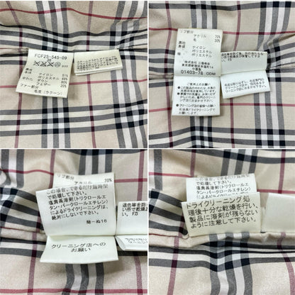 【中古】BURBERRY BLUE LABEL | バーバリーブルーレーベル ダウンジャケット ブラック サイズ：36【尾張小牧店】