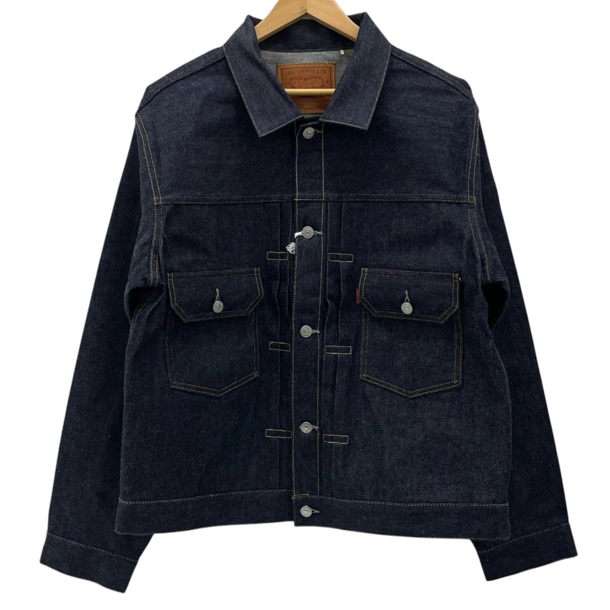 【中古】Levi's VintageClothing | リーバイスヴィンテージクロージング 507XX 1953年モデル復刻　TYPE II　Tバック　デニムジャケット 70507-0066 ネイビー サイズ：44【尾張小牧店】