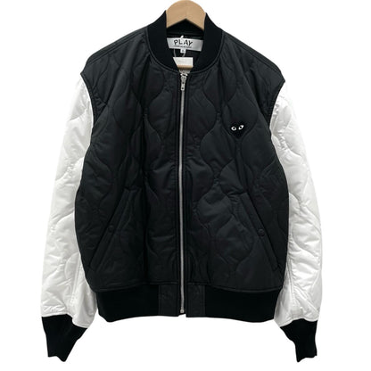 【中古】PLAY COMME des GARCONS | プレイコムデギャルソン AX-J001-051 キルティングジャケット ブラック×ホワイト サイズ：XL【尾張小牧店】