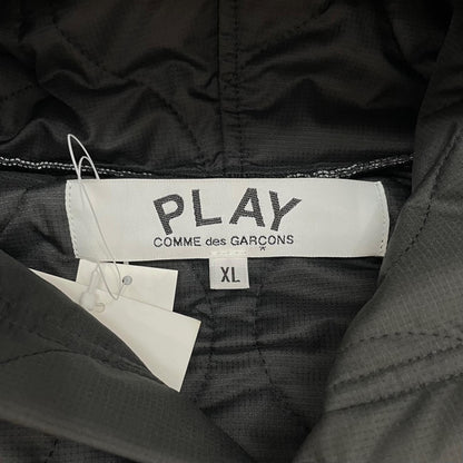 【中古】PLAY COMME des GARCONS | プレイコムデギャルソン AX-J002-051 キルティングパーカージャケット ブラック サイズ：XL【尾張小牧店】