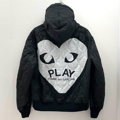 【中古】PLAY COMME des GARCONS | プレイコムデギャルソン AX-J002-051 キルティングパーカージャケット ブラック サイズ：XL【尾張小牧店】