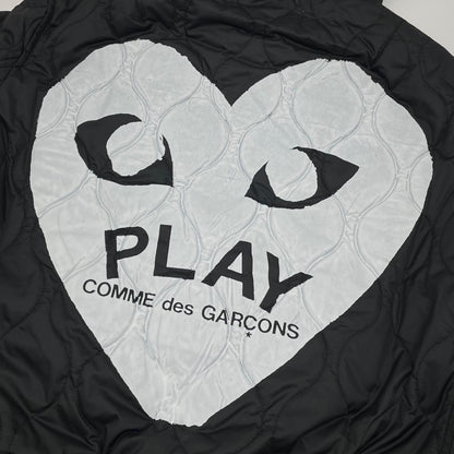 【中古】PLAY COMME des GARCONS | プレイコムデギャルソン AX-J002-051 キルティングパーカージャケット ブラック サイズ：XL【尾張小牧店】
