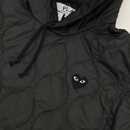 【中古】PLAY COMME des GARCONS | プレイコムデギャルソン AX-J002-051 キルティングパーカージャケット ブラック サイズ：XL【尾張小牧店】