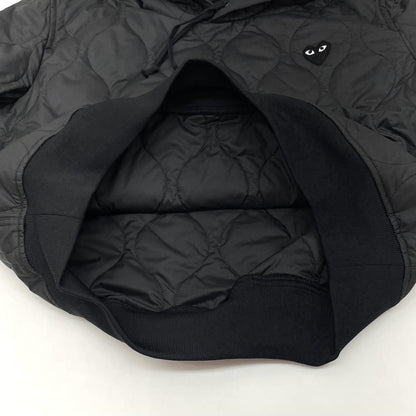 【中古】PLAY COMME des GARCONS | プレイコムデギャルソン AX-J002-051 キルティングパーカージャケット ブラック サイズ：XL【尾張小牧店】
