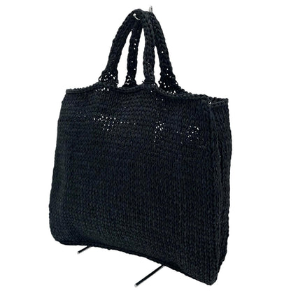 【中古】Aeta | アエタ PAPER YARN TOTE : L トートバッグ PY11 ブラック【尾張小牧店】【専】