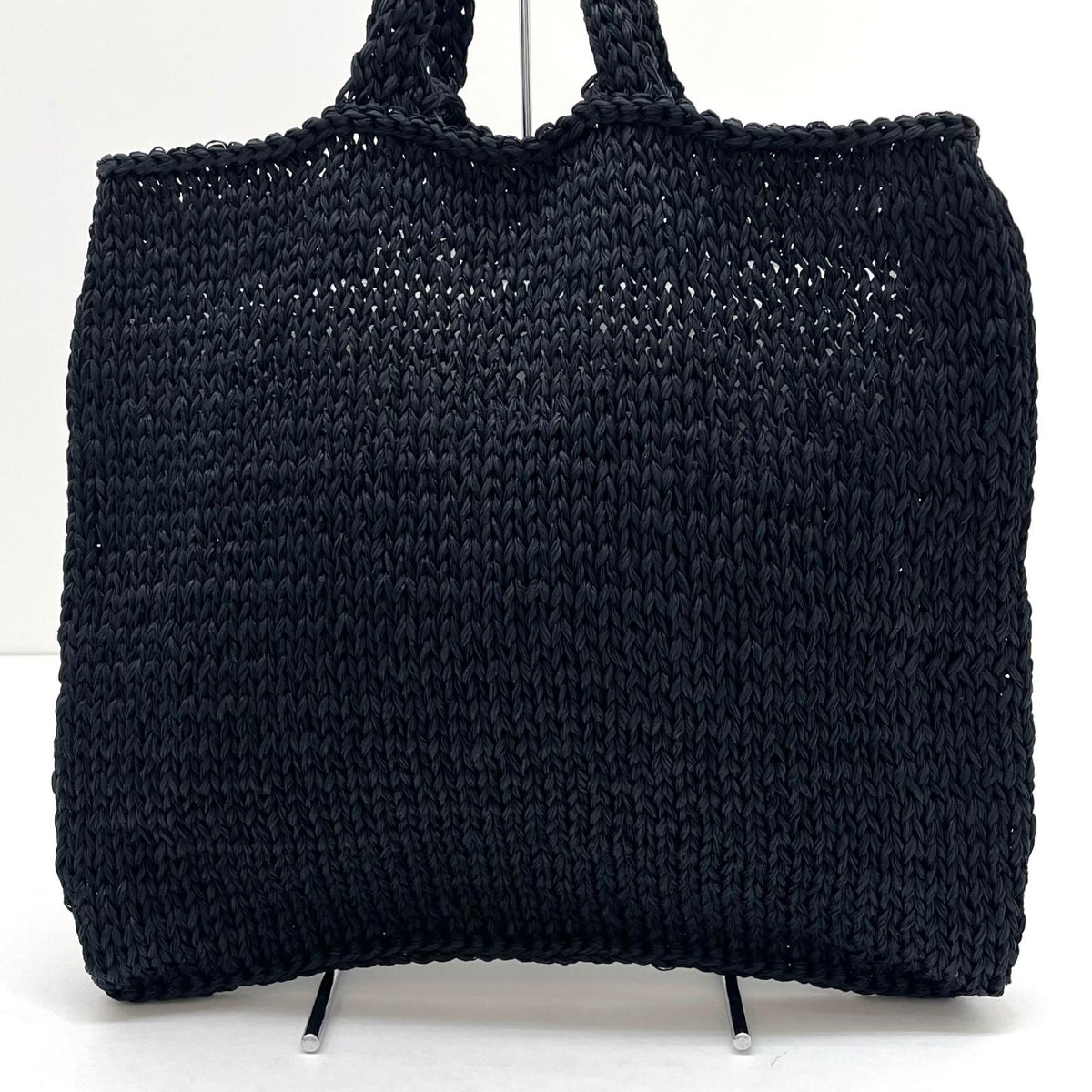 【中古】Aeta | アエタ PAPER YARN TOTE : L トートバッグ PY11 ブラック【尾張小牧店】【専】