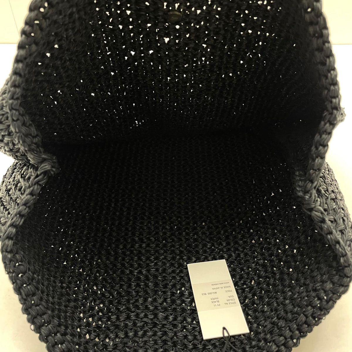 【中古】Aeta | アエタ PAPER YARN TOTE : L トートバッグ PY11 ブラック【尾張小牧店】【専】