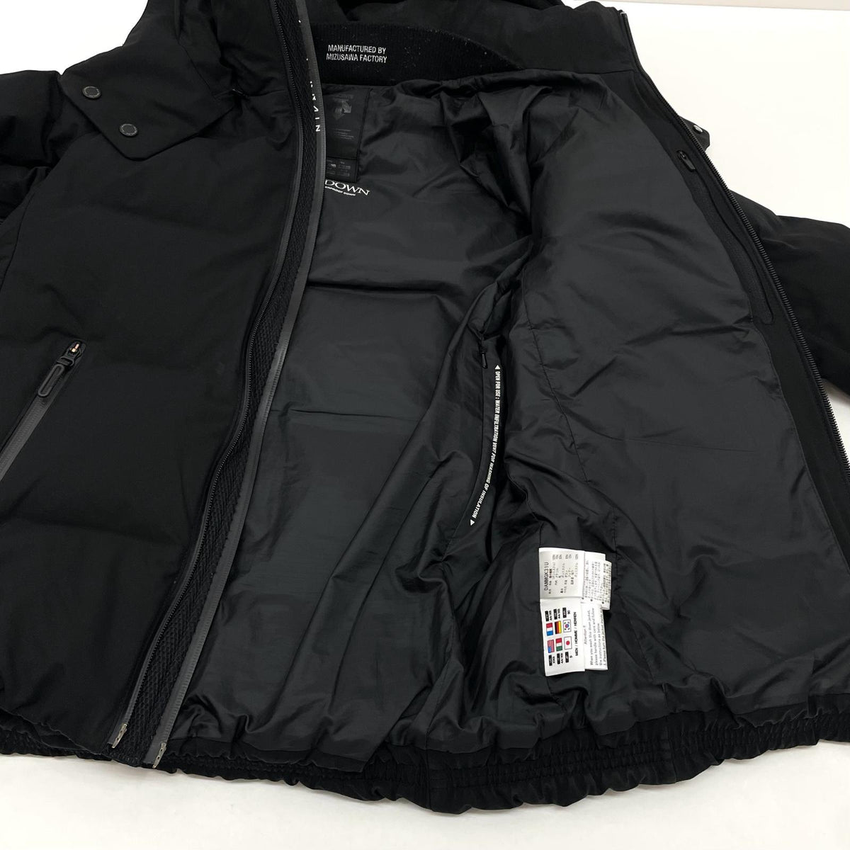 【中古】DESCENTE | デサント　DESCENTE ALLTERRAIN MIZUSAWA DOWN JACKET ダウンジャケット DAMWGK31U ブラック サイズ：XS【尾張小牧店】