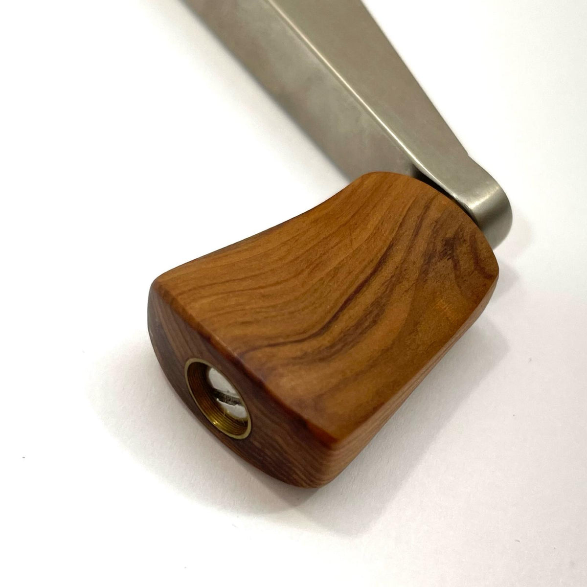 【フィッシング/釣り/釣具/リール】 Craft works MIYASAKA BOXハンドル 屋久杉 スピニングリールパーツ【尾張小牧店】