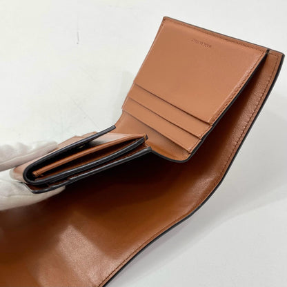 【中古】CELINE | セリーヌ スモール フラップウォレット トリオンフ コンパクトウォレット 二つ折り財布 アイボリー×ブラウン【尾張小牧店】